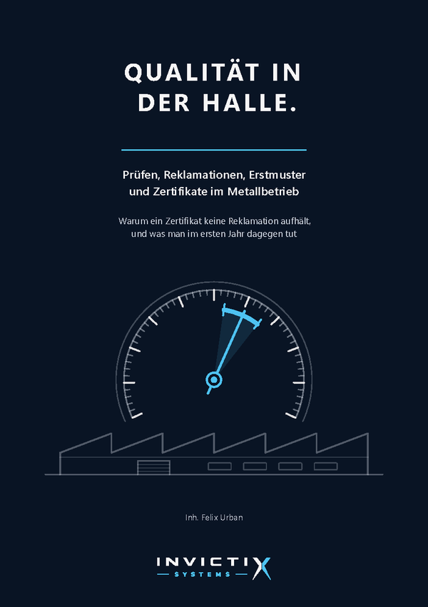 Book cover "Qualität in der Halle." by Felix Urban